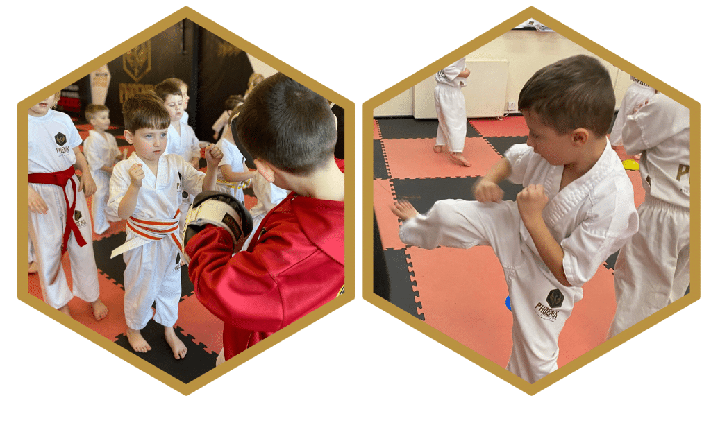 Karate training for children 4-7