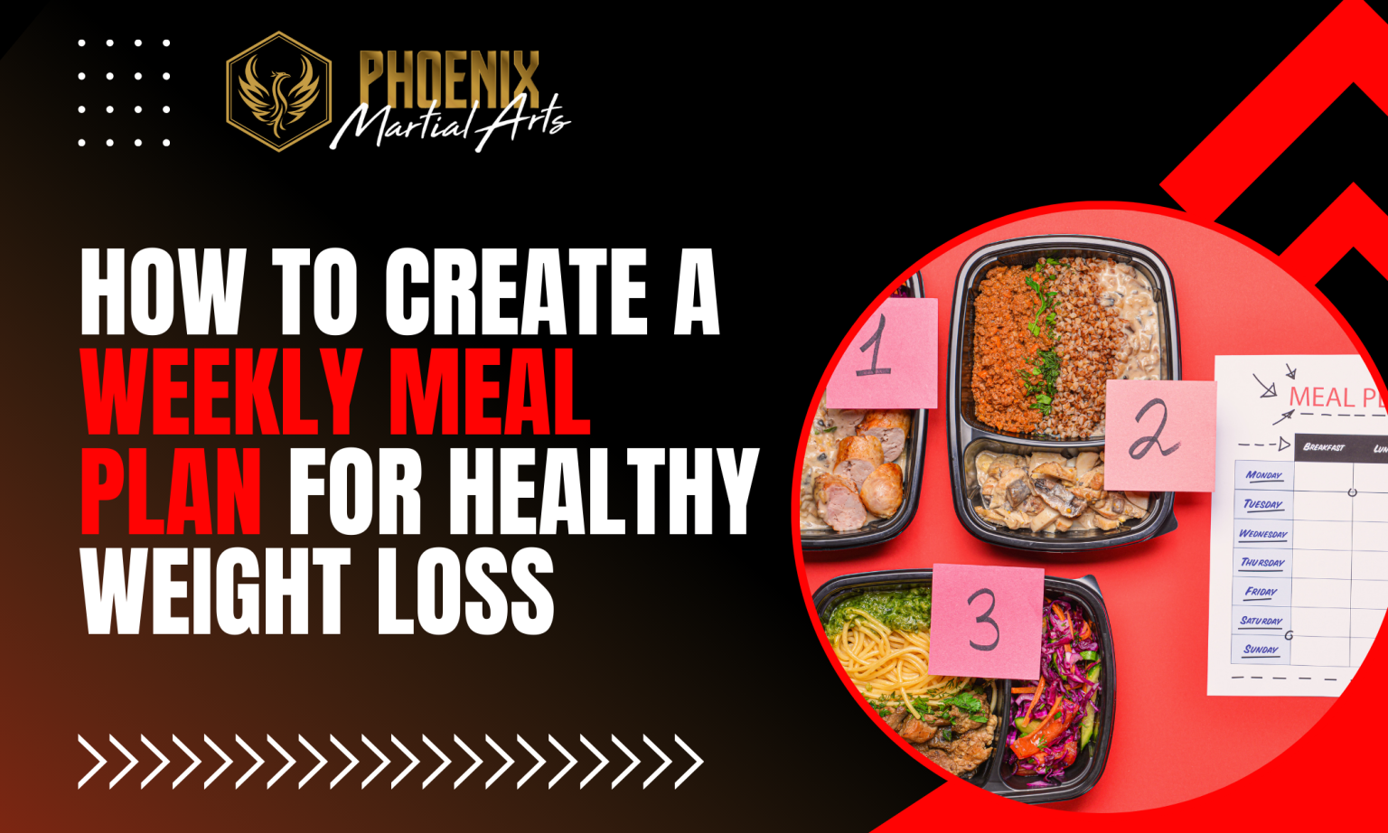 How To Create A Weekly Meal Plan For Healthy Weight Loss | Phoenix ...